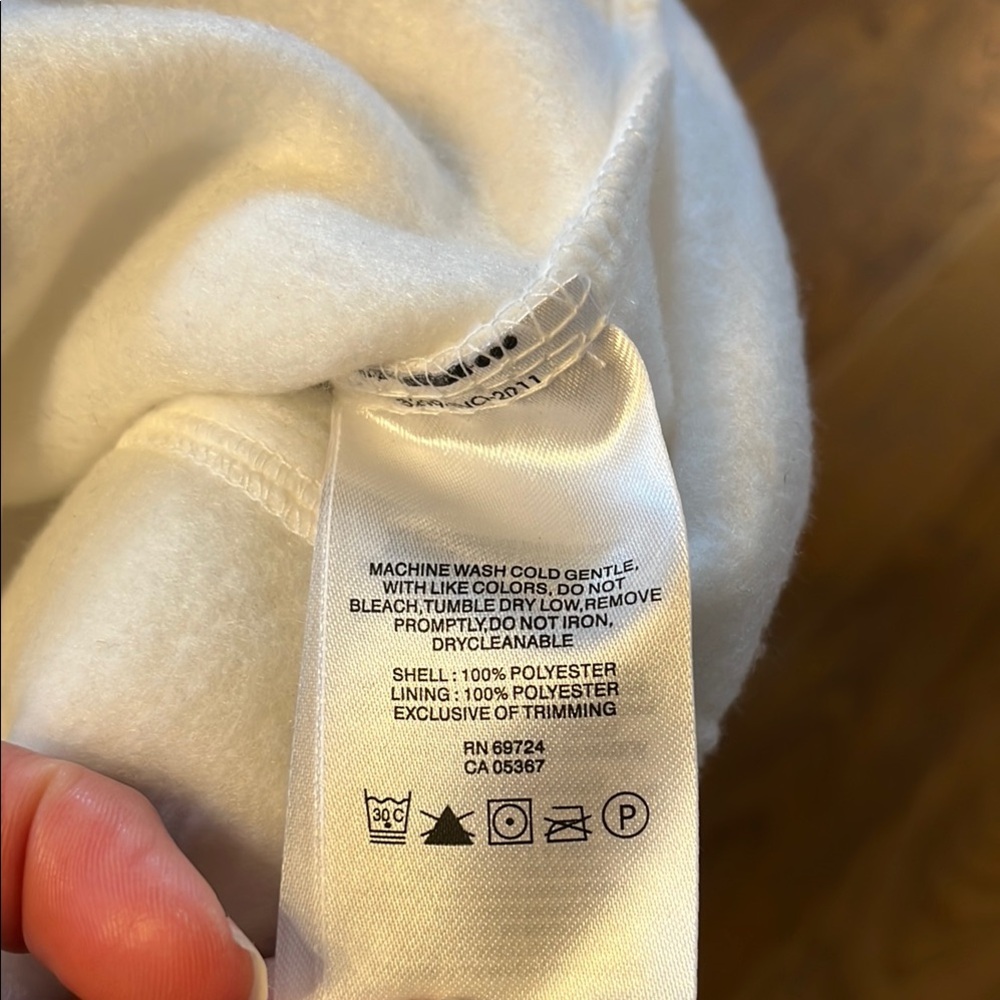 Columbia White Fleece Jacket Lightweight Sporty Design - Picture 9 of 9